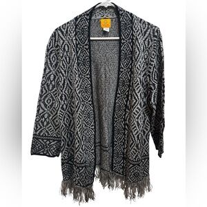 Ruby Rd. Aztec pattern cardigan size petite medium